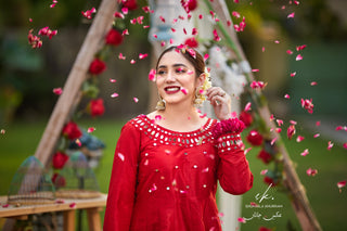 Aks-e Jana Red Pishwaz