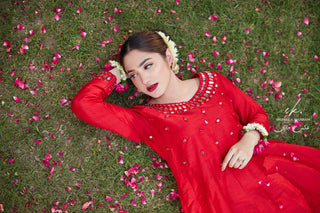 Aks-e Jana Red Pishwaz
